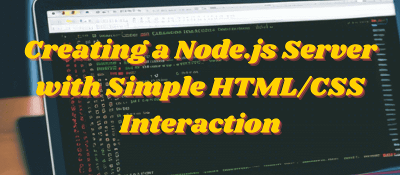 Learn to create a Node.js server without frameworks. Serve HTML/CSS for a centered ‘Hello World’. Simple, effective, and beginner-friendly.byHasanul Haque Banna
